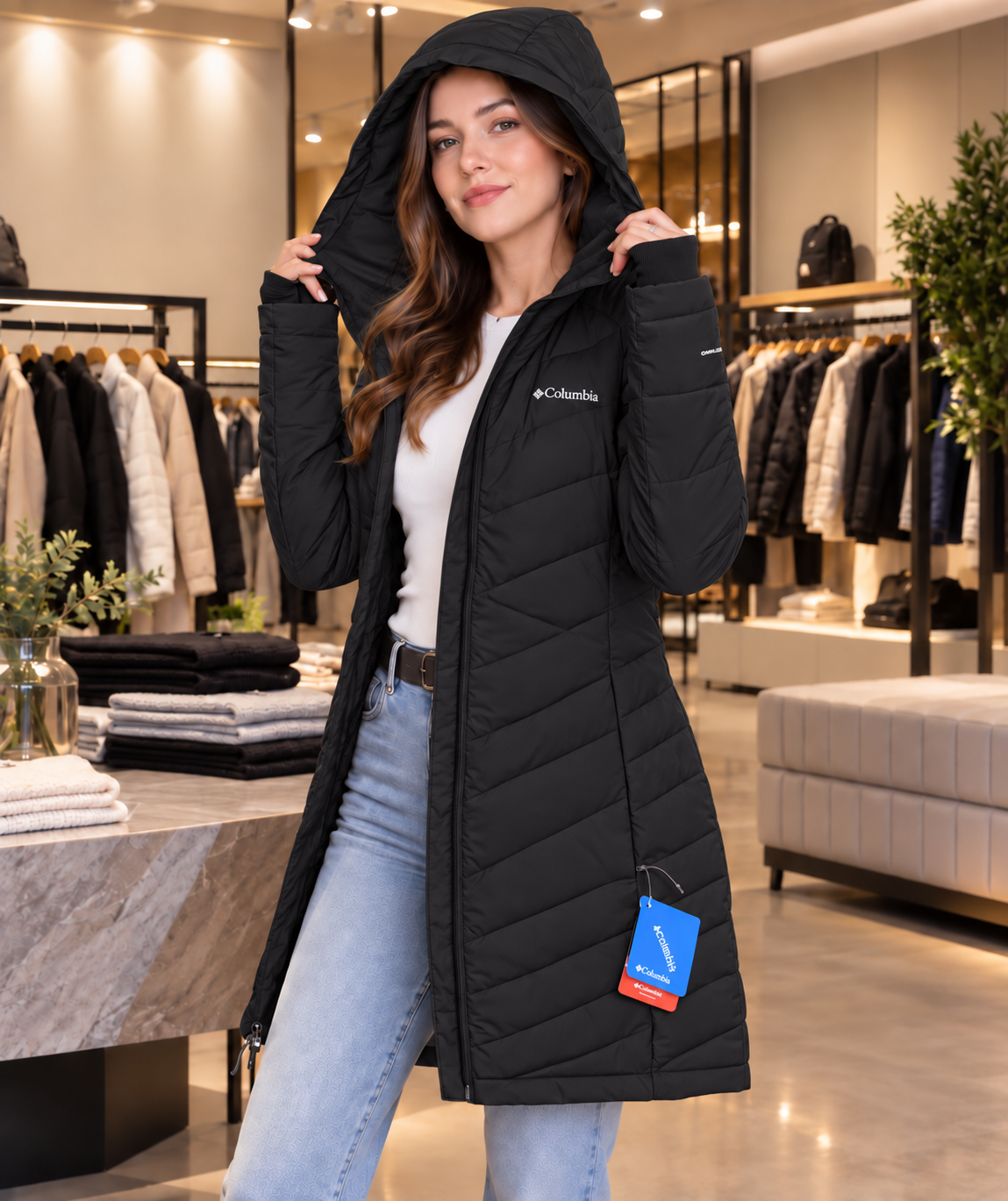 Piumino Columbia Neve
