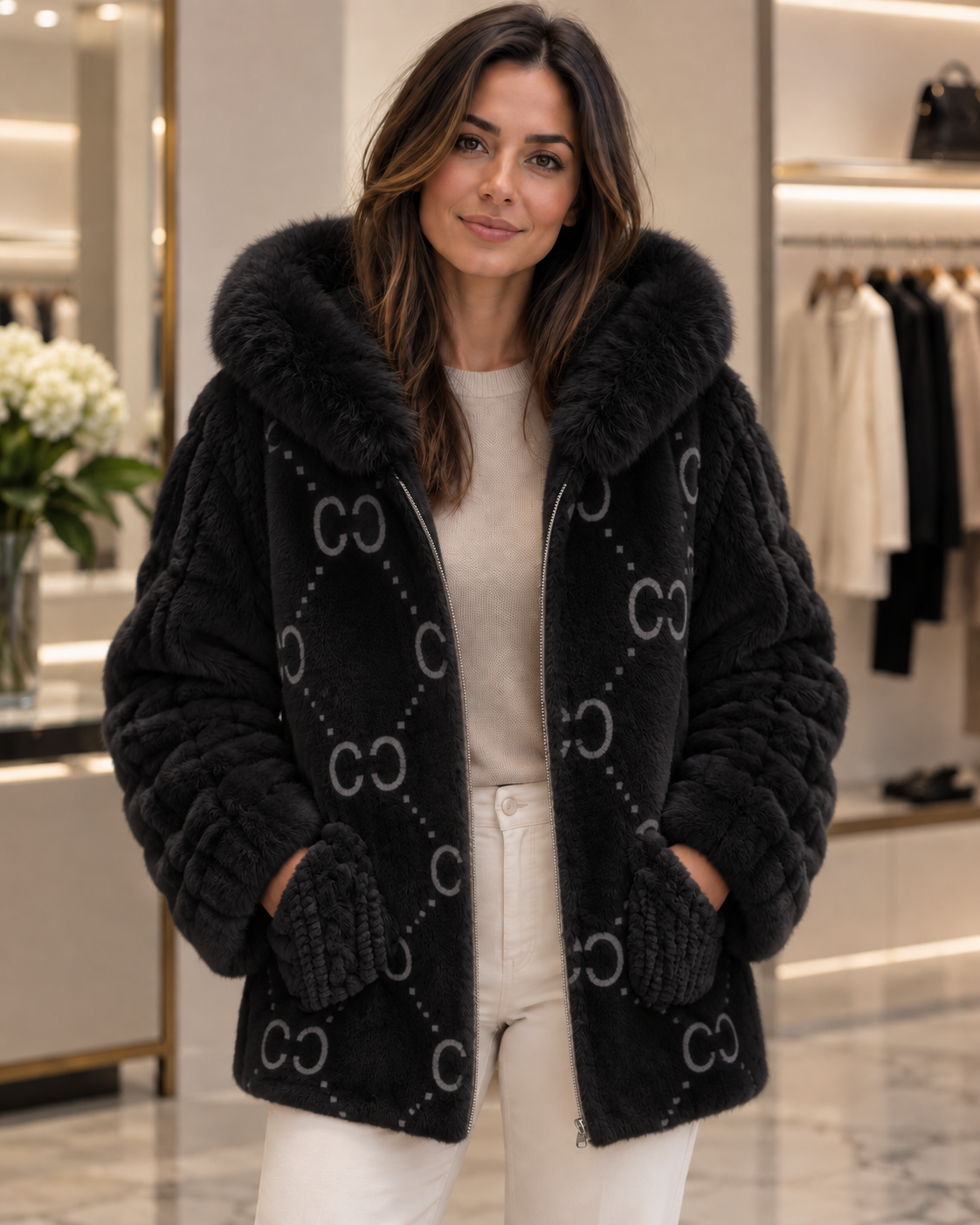 Giacca Pelliccia Sofia Luxe