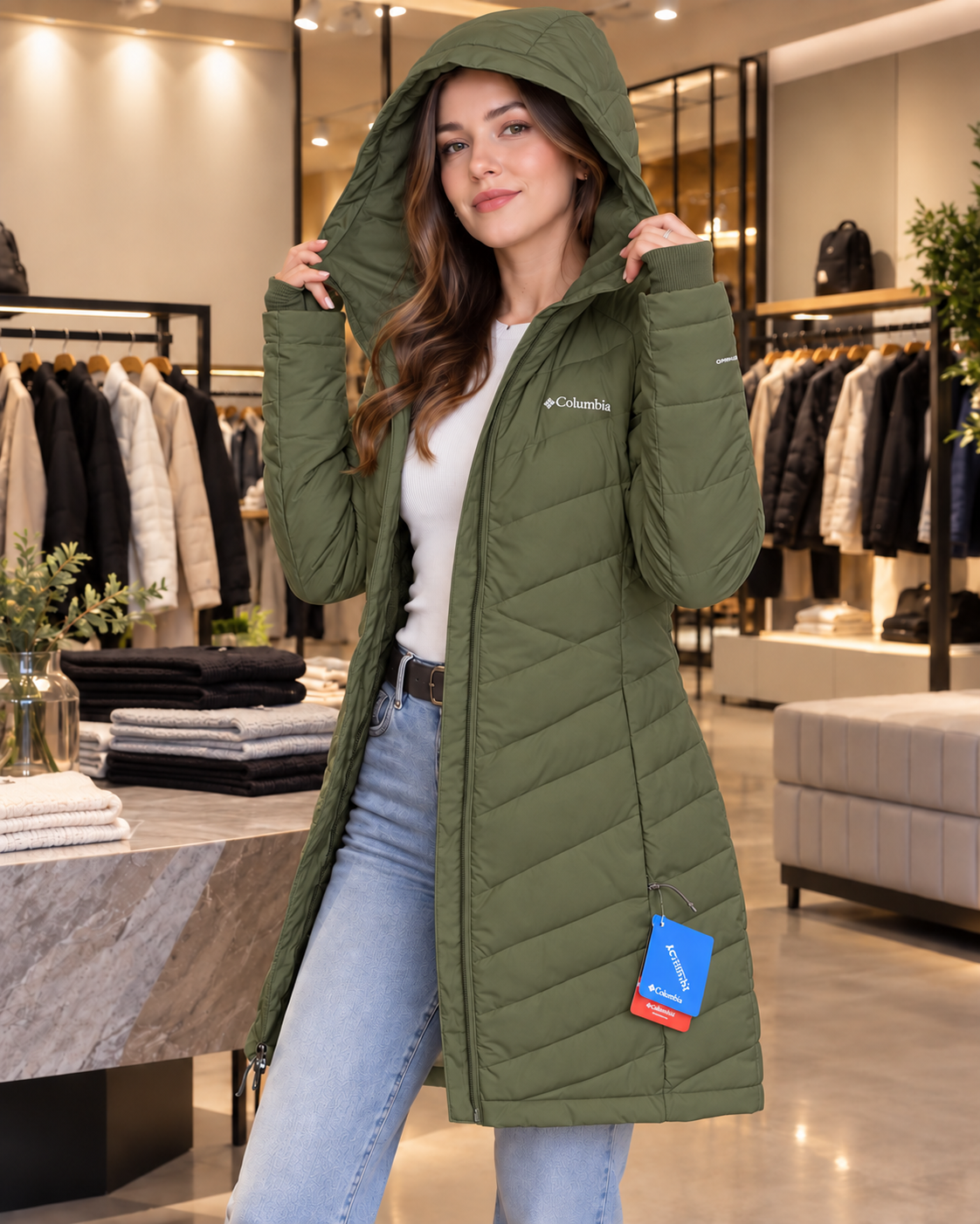 Piumino Columbia Neve