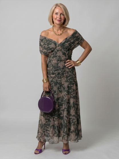 Calen™ Vestito Midi Off Shoulder