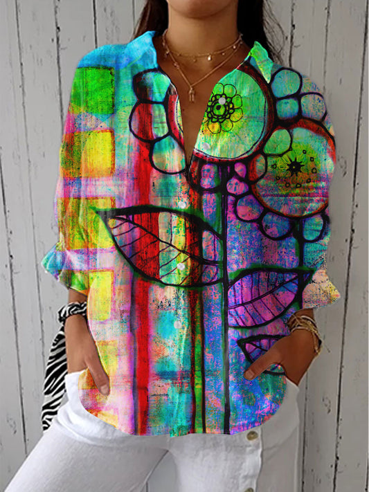 Fenna | Blusa Artistic Bloom
