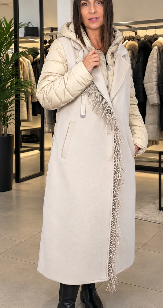 Piumino Donna con Frange
