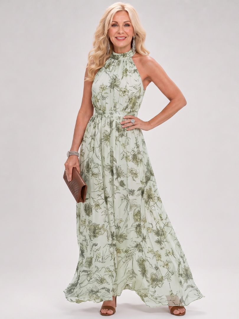 Guinevere™ Gonna Midi Floreale Fluttuante