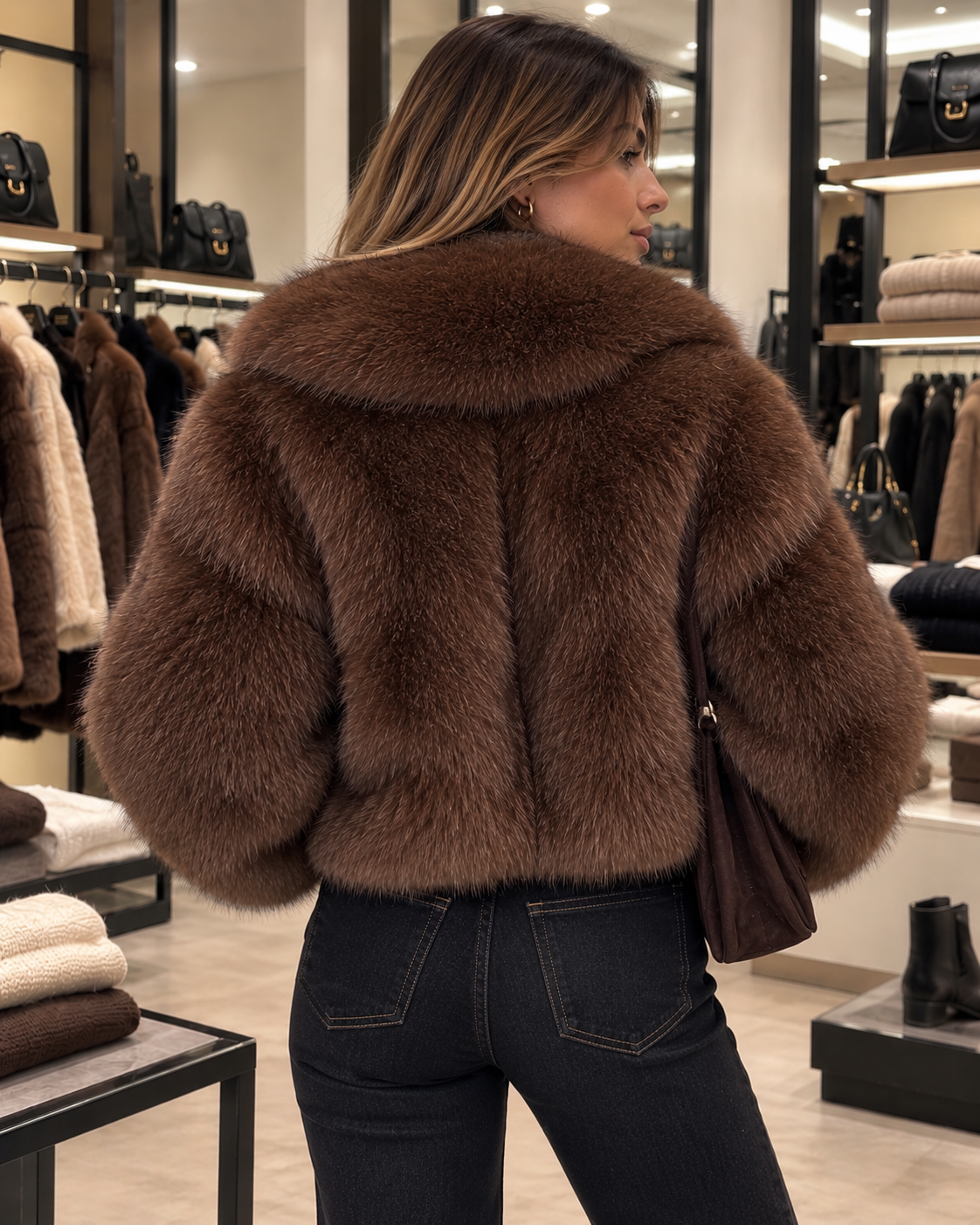 Giacca Pelliccia Sofia Luxury Chic