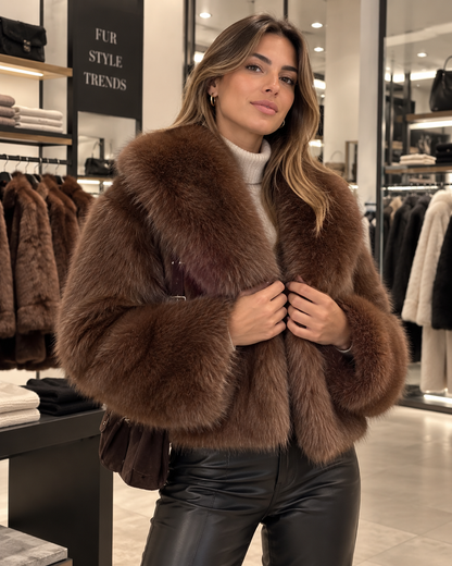 Giacca Pelliccia Sofia Luxury Chic