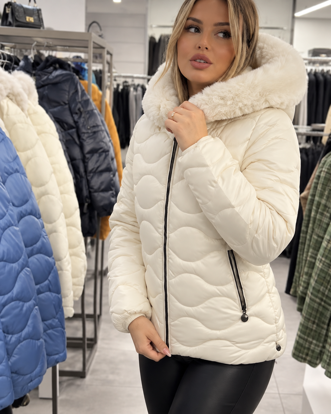 Piumino Celeste Royal